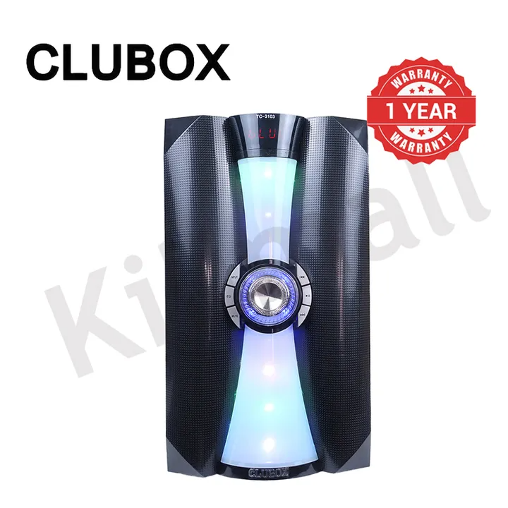 CLUBOX 3.1CH HI-FI Multimedia Bluetooth Woofer Home Audio System Speaker Systems Home Theater System Subwoofer with Remote Control TC-3103