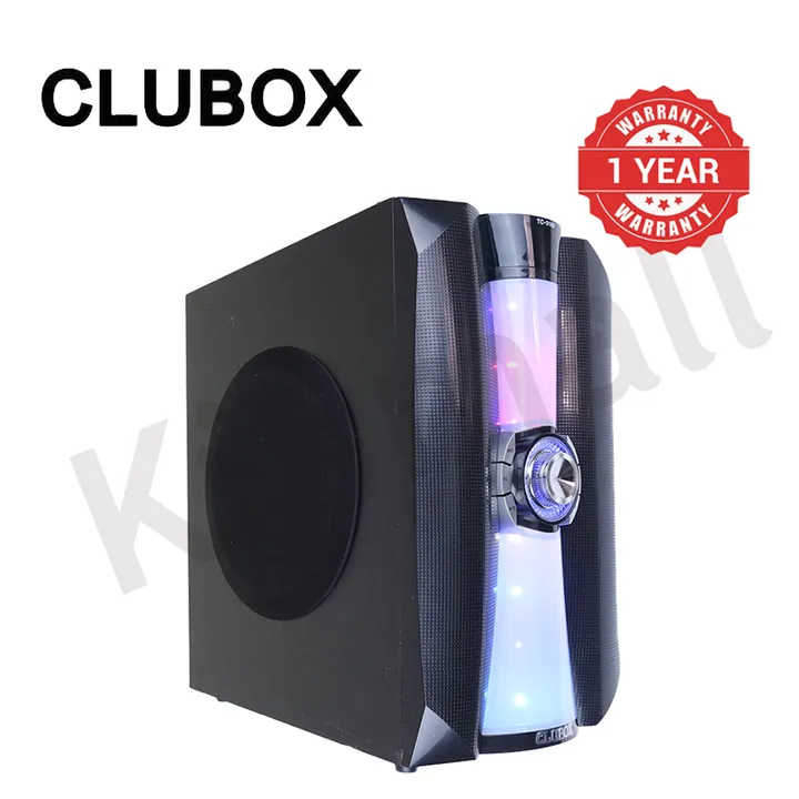 CLUBOX 3.1CH HI-FI Multimedia Bluetooth Woofer Home Audio System Speaker Systems Home Theater System Subwoofer with Remote Control TC-3103