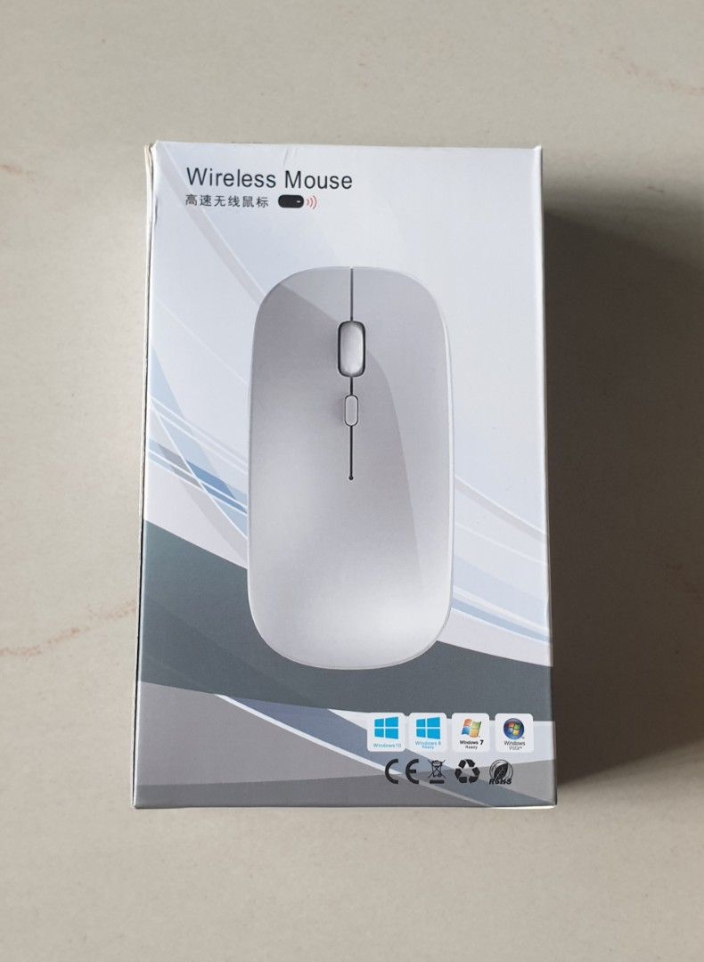 Rechargeable Wireless Mouse 2.4GHz Ultra Slim LONG LASTING BATTERY