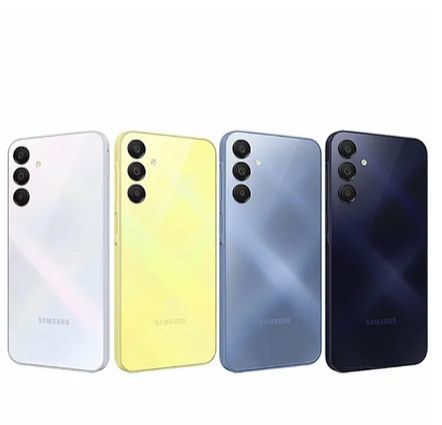 {ANNIVERSARY OFFER} New Samsung Galaxy A15 128GB + 6GB RAM 50MP Triple Camera Mediatek Helio G99 6.5" 90Hz Display Android 14 5000mAh 25W Type-C Charge Smart Phones