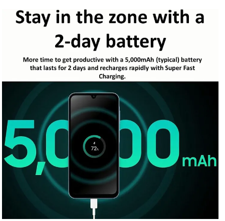 {ANNIVERSARY OFFER} New Samsung Galaxy A15 128GB + 6GB RAM 50MP Triple Camera Mediatek Helio G99 6.5" 90Hz Display Android 14 5000mAh 25W Type-C Charge Smart Phones