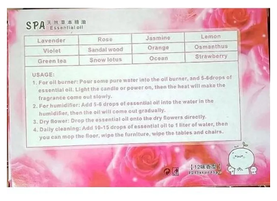12pcs Water Soluble Essential Oils For Humidifier, a Set of Body Beauty Essential Oil Water Soluble Aromatherapy Oil For Humidifier Multicolor 3ml