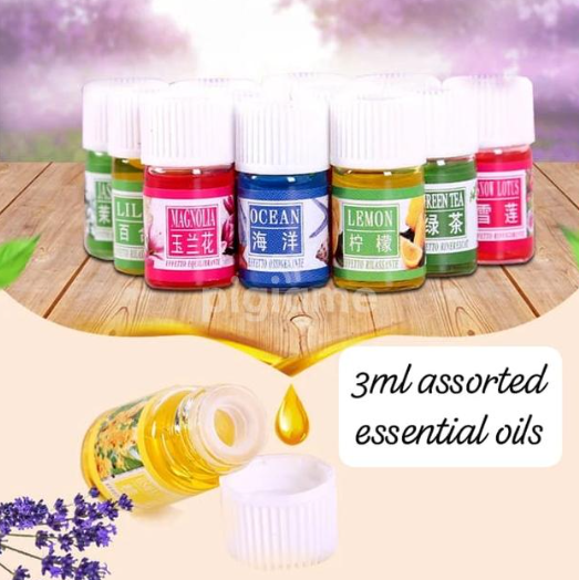 12pcs Water Soluble Essential Oils For Humidifier, a Set of Body Beauty Essential Oil Water Soluble Aromatherapy Oil For Humidifier Multicolor 3ml