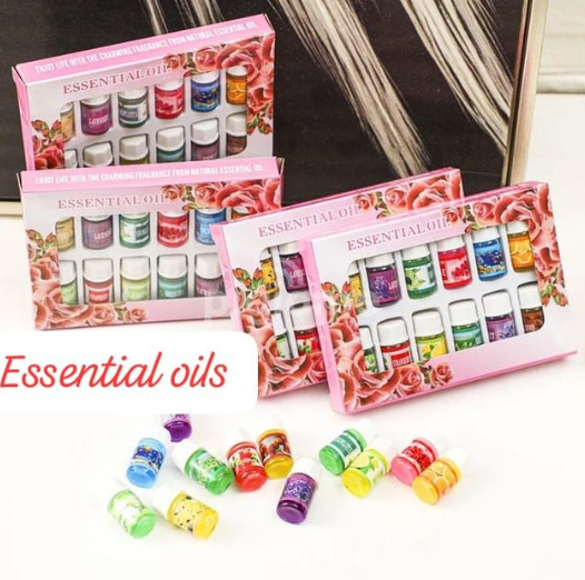 12pcs Water Soluble Essential Oils For Humidifier, a Set of Body Beauty Essential Oil Water Soluble Aromatherapy Oil For Humidifier Multicolor 3ml