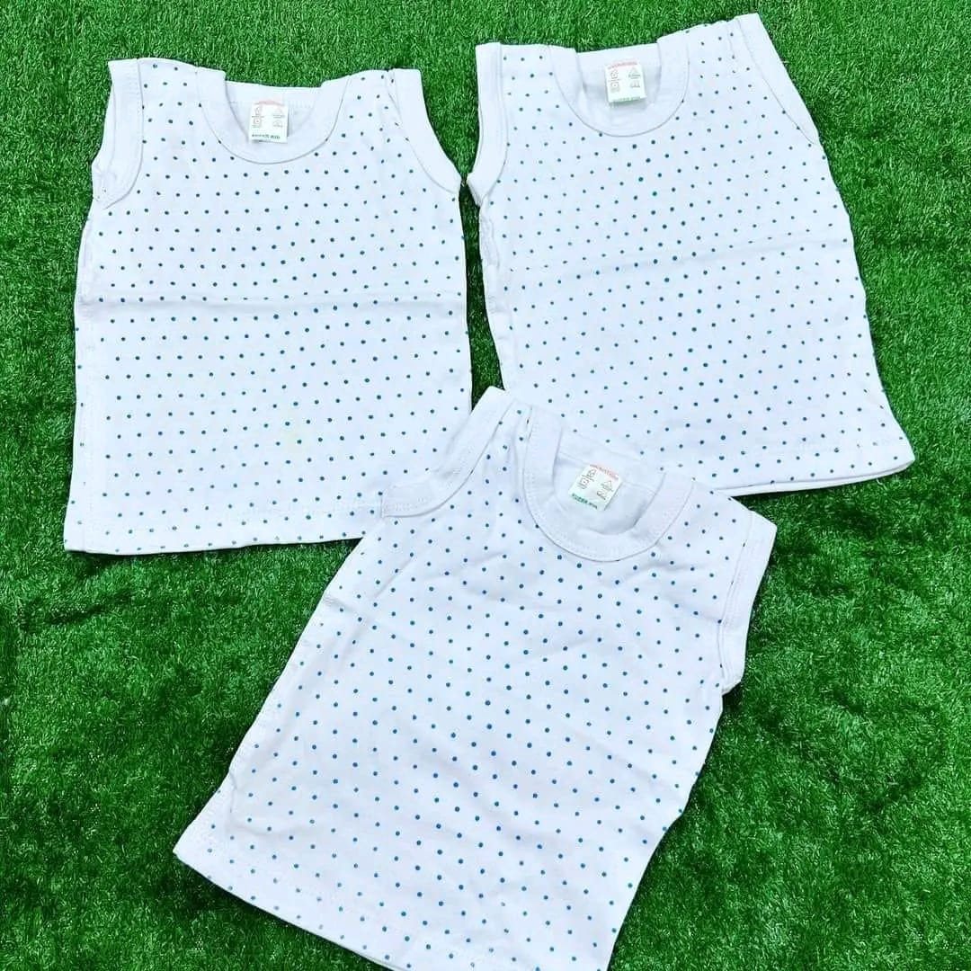 Finest Cotton NEWBORN Unisex Baby Vests dozen
