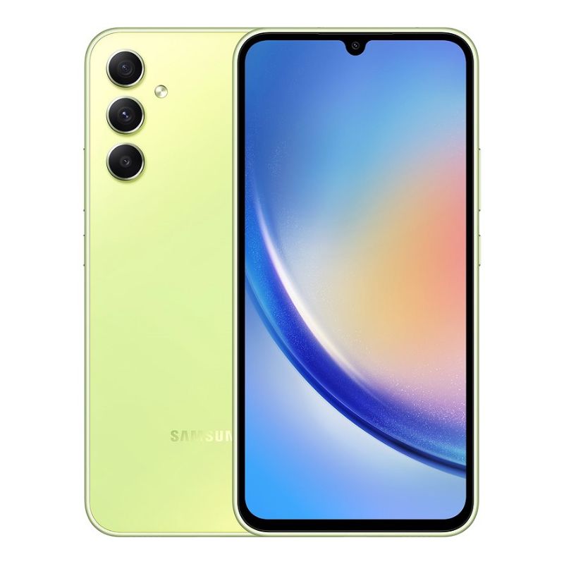 Brand New Samsung Galaxy A34 128Gb ROM +6Gb RAM 5,000 mAh with 25W charging Back Camera 48 MP + 8 MP + 5 MP Front camera 13 MP  6.6 inch, AMOLED, 120Hz MediaTek Dimensity 1080  Dual sim, 3G, 4G, 5G Android 13, One UI 5.1
