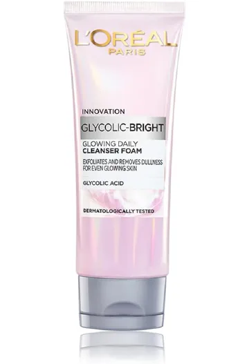 【Discounted】L'Oreal Paris GLYCOLIC BRIGHT FACE CLEANSER FOAM 100ML 100ML