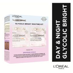 L'Oreal Paris Glycolic Bright  Day & Night Routine Kit