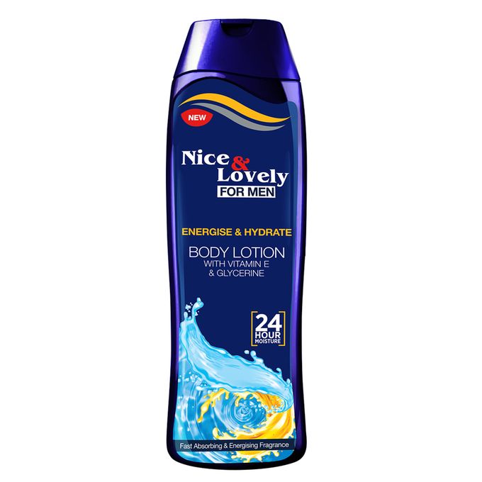Nice & Lovely Men Energise & Hydrate Body Lotion 400ml