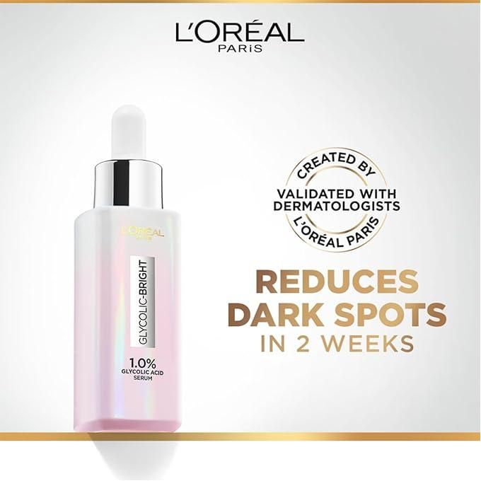 【Clearance Sale】L'Oreal Paris GlycolicBright  Acid Serum 30ml