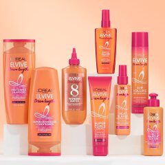 L'Oreal Paris Elvive Dream Lengths Restoring Shampoo with Fine Castor Oil and Vitamins B3 and B5 for Long, Damaged Hair, Visibly Repairs Damage
