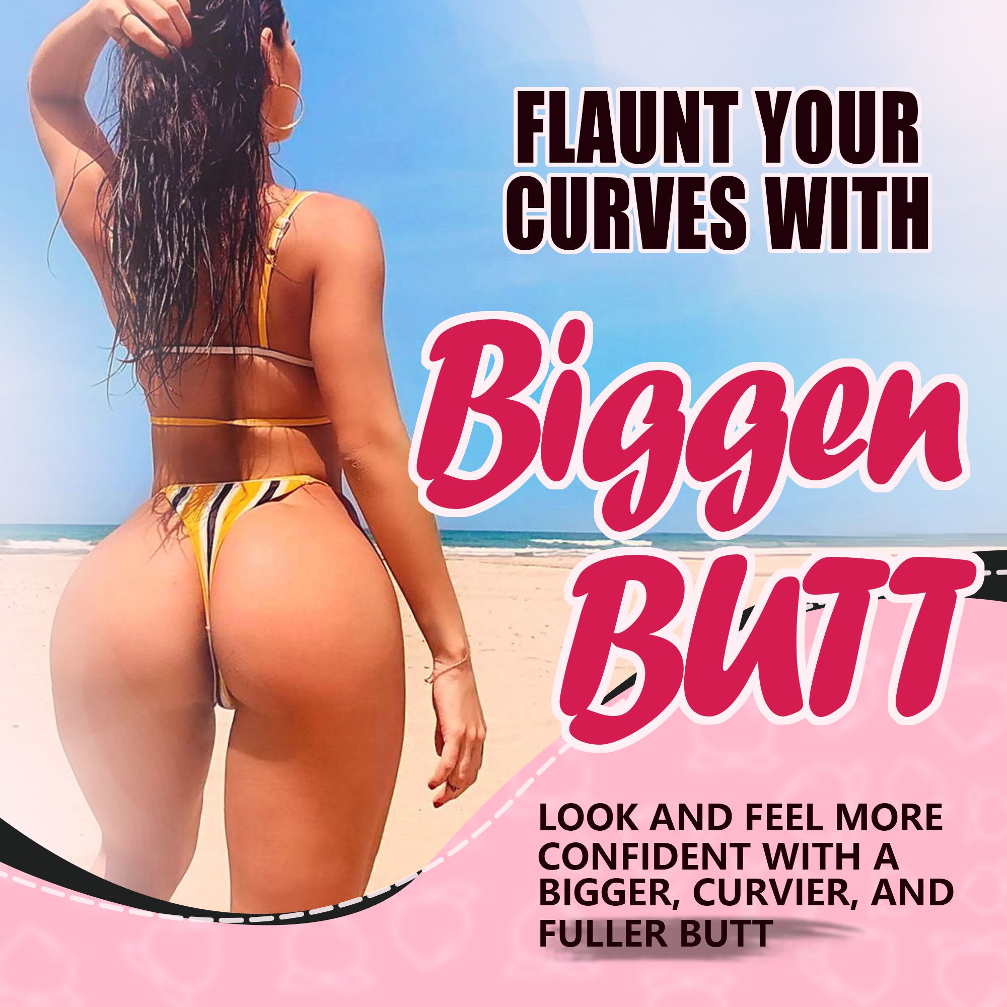 BIY ODE BBL-GUMMIES,Create A Peach Hip Shape,100% natural with Vitamin E,60 GUMMIES DIETARY SUPPLEMENT
