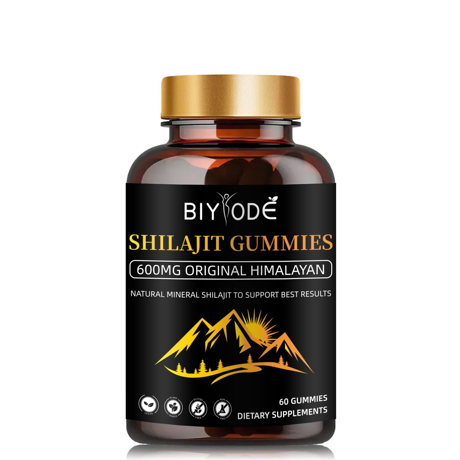 SHILAJIT GUMMIES,600MG ORIGINAL HIMALAYAN, METABOLISMe,STRESS RELIEF,NATURAL MINERAL SHILAJIT TO SUPPORT BEST RESULTS