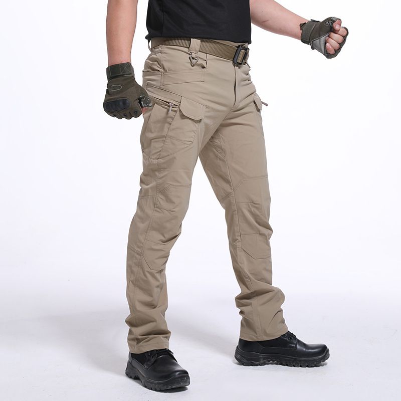 Tactical Men Pants Combat Trousers SWAT Army Military Pants Men Cargo Pants for Military Style khaki