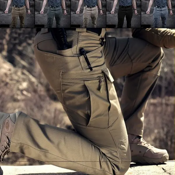 Tactical Men Pants Combat Trousers SWAT Army Military Pants Men Cargo Pants for Military Style khaki