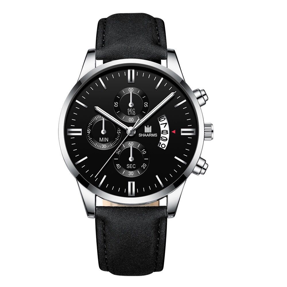 Men Watch leather straps Stainless Steel Good Quartz Luxury Man Wristwatch Waterproof Watches Fashion Business Quartz Analog Male Watch