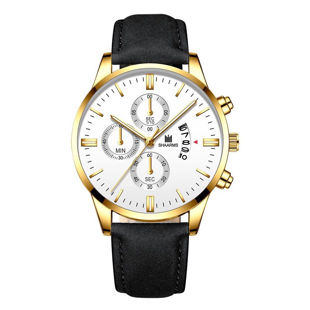 Men Watch leather straps Stainless Steel Good Quartz Luxury Man Wristwatch Waterproof Watches Fashion Business Quartz Analog Male Watch