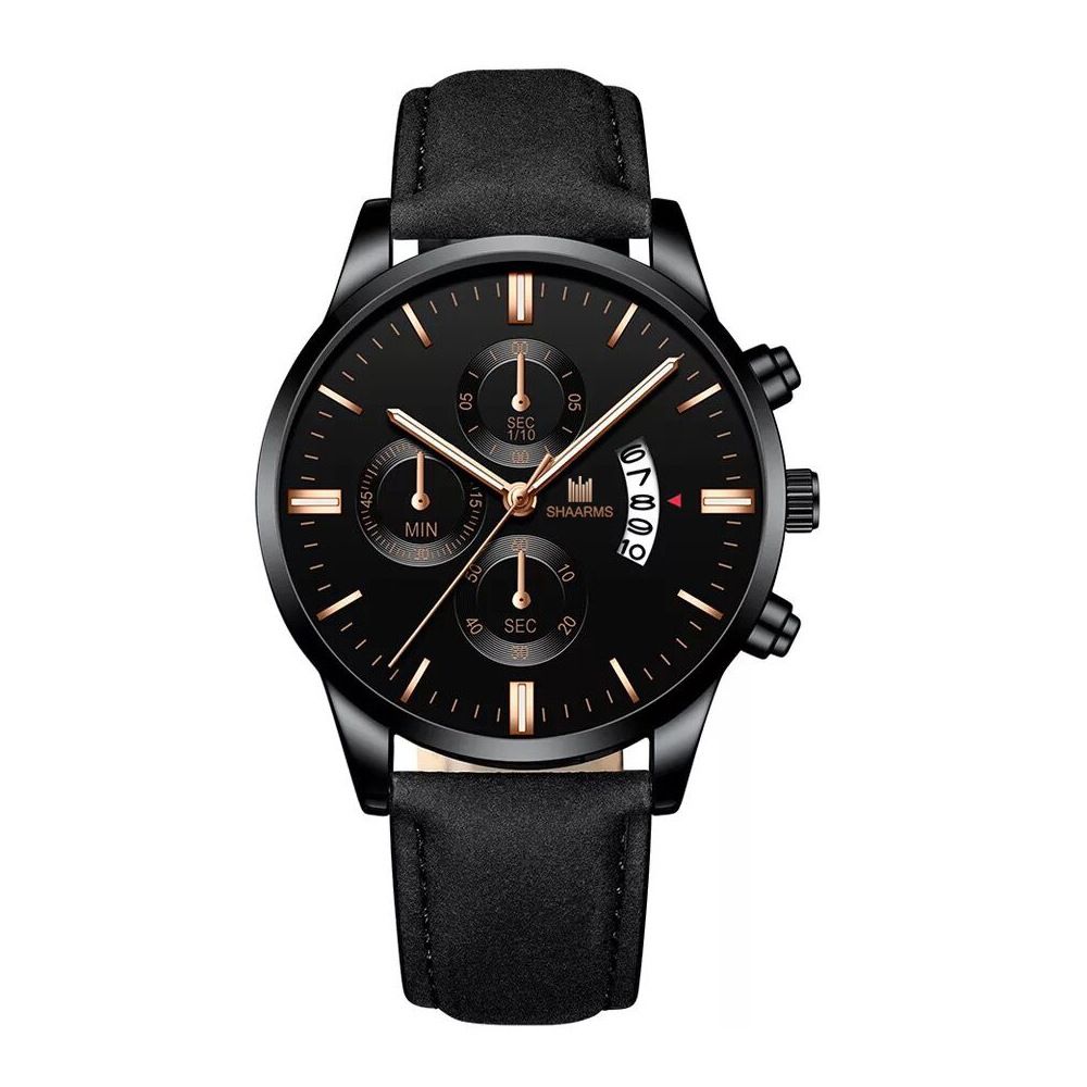 Men Watch leather straps Stainless Steel Good Quartz Luxury Man Wristwatch Waterproof Watches Fashion Business Quartz Analog Male Watch