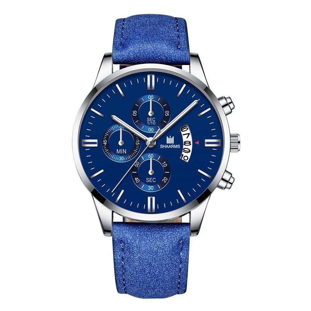 Men Watch leather straps Stainless Steel Good Quartz Luxury Man Wristwatch Waterproof Watches Fashion Business Quartz Analog Male Watch