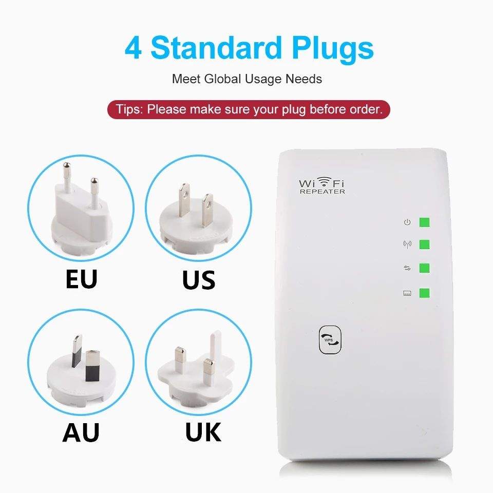Wireless WiFi Range Extender Wi-fi Repeater 300Mbps 2.4Ghz Signal Boosters Network Amplifier 802.11n/b/g wi fi Expend for Router