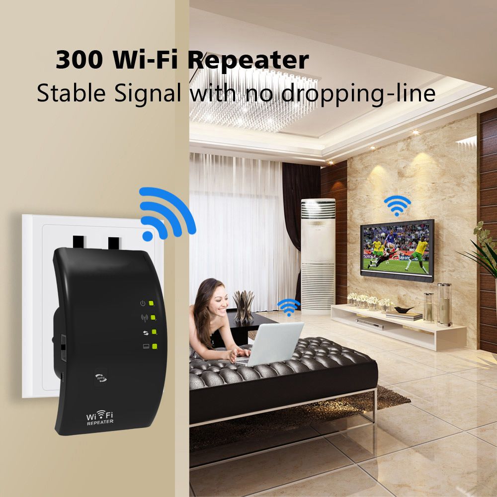 Wireless WiFi Range Extender Wi-fi Repeater 300Mbps 2.4Ghz Signal Boosters Network Amplifier 802.11n/b/g wi fi Expend for Router