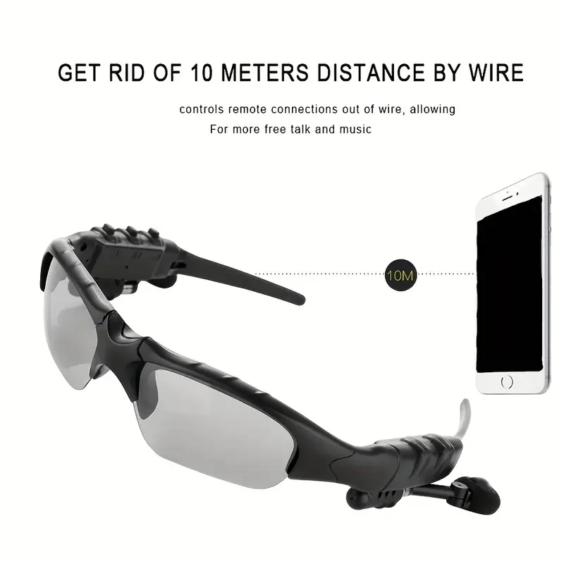 Wireless Glasses Headset Listen To Music Call Wireless Intelligent Headset Drive Sunglasses Multi-function Glasses HIfi Surround Sound, Glasses Listening To Songs