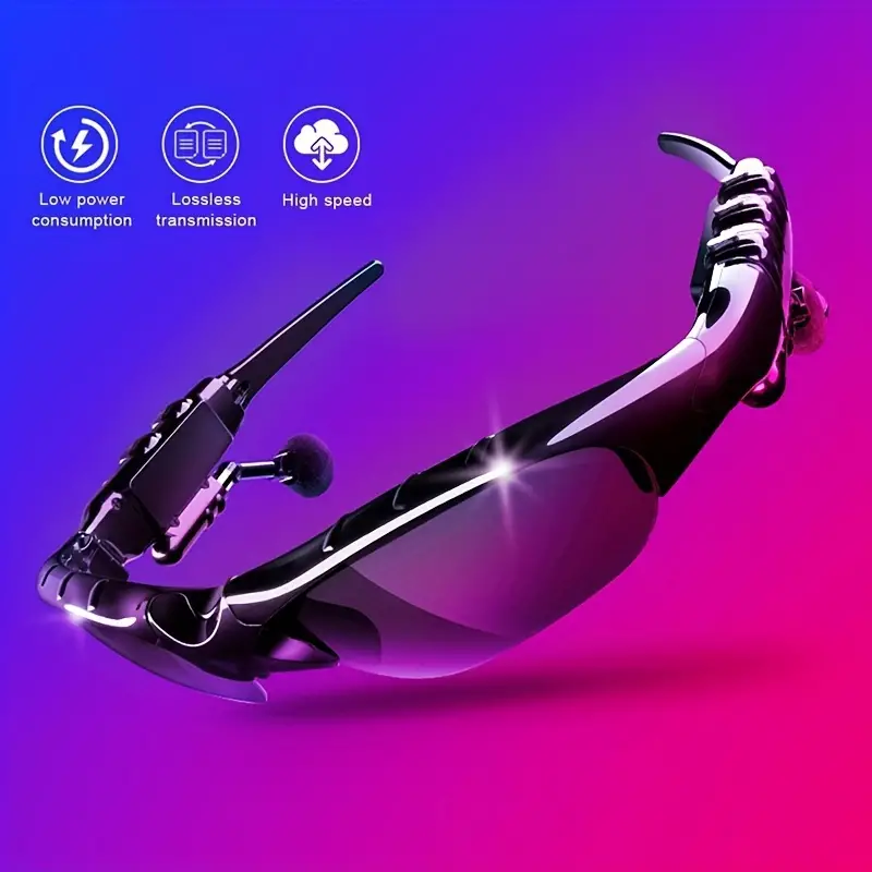 Wireless Glasses Headset Listen To Music Call Wireless Intelligent Headset Drive Sunglasses Multi-function Glasses HIfi Surround Sound, Glasses Listening To Songs