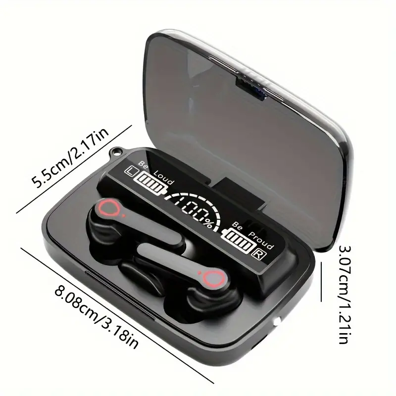 Wireless Headphones, LED Power Display Do Not Need To Worry About Power, Sound Quality Is Clear, Lasting