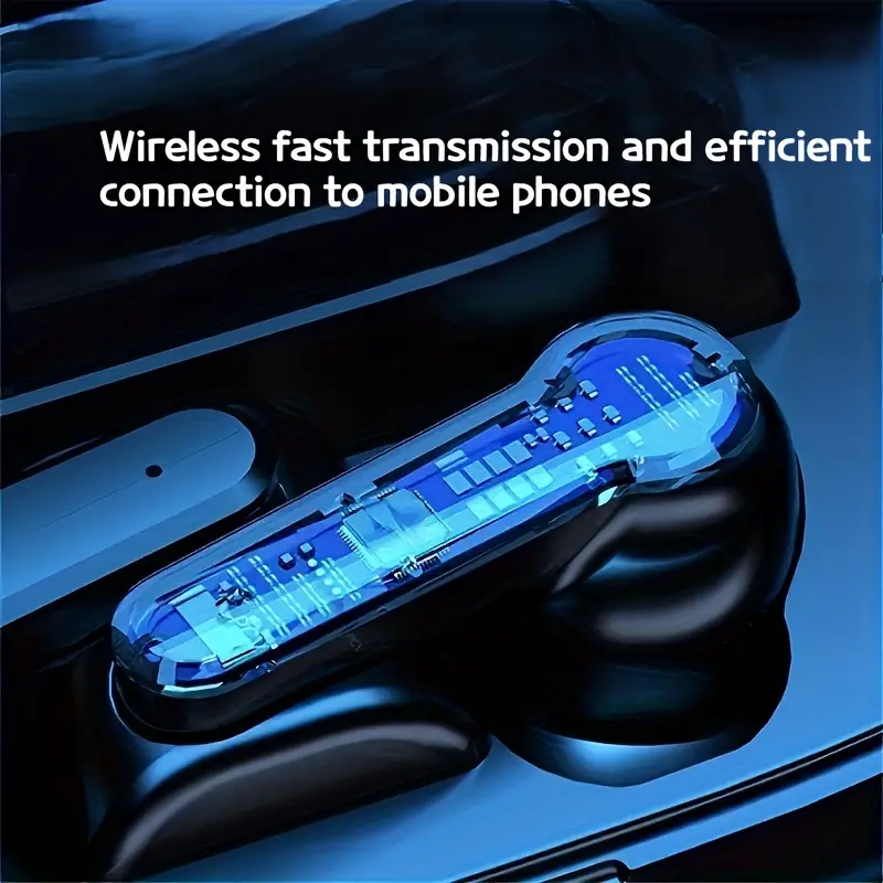 Wireless Headphones, LED Power Display Do Not Need To Worry About Power, Sound Quality Is Clear, Lasting