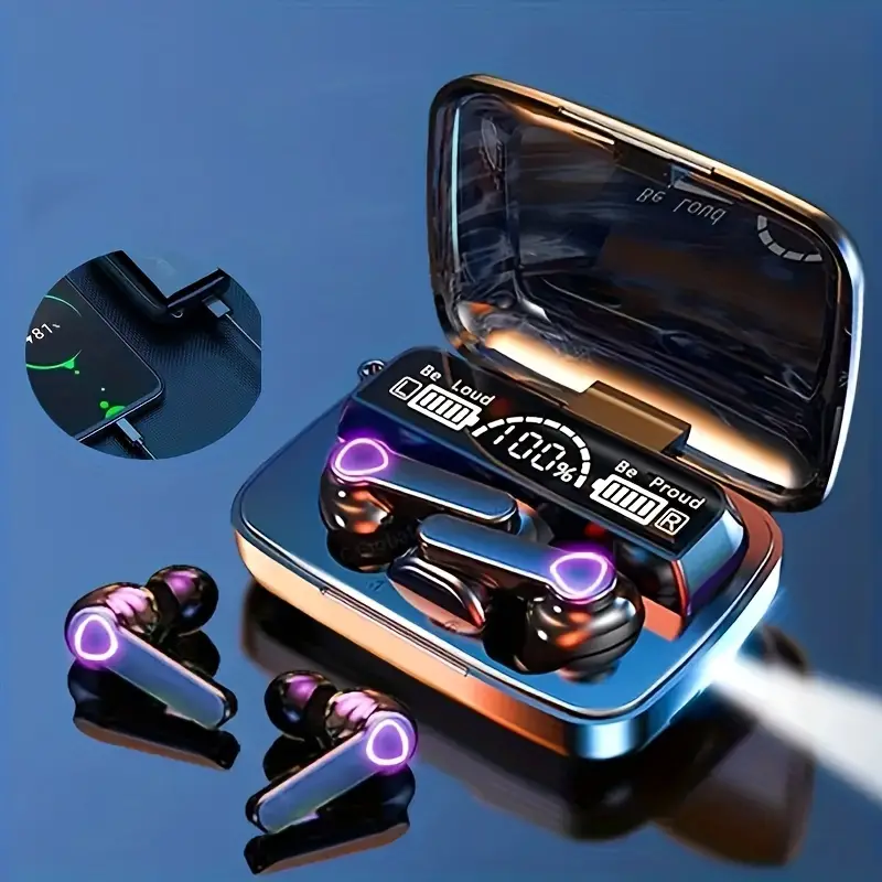 Wireless Headphones, LED Power Display Do Not Need To Worry About Power, Sound Quality Is Clear, Lasting