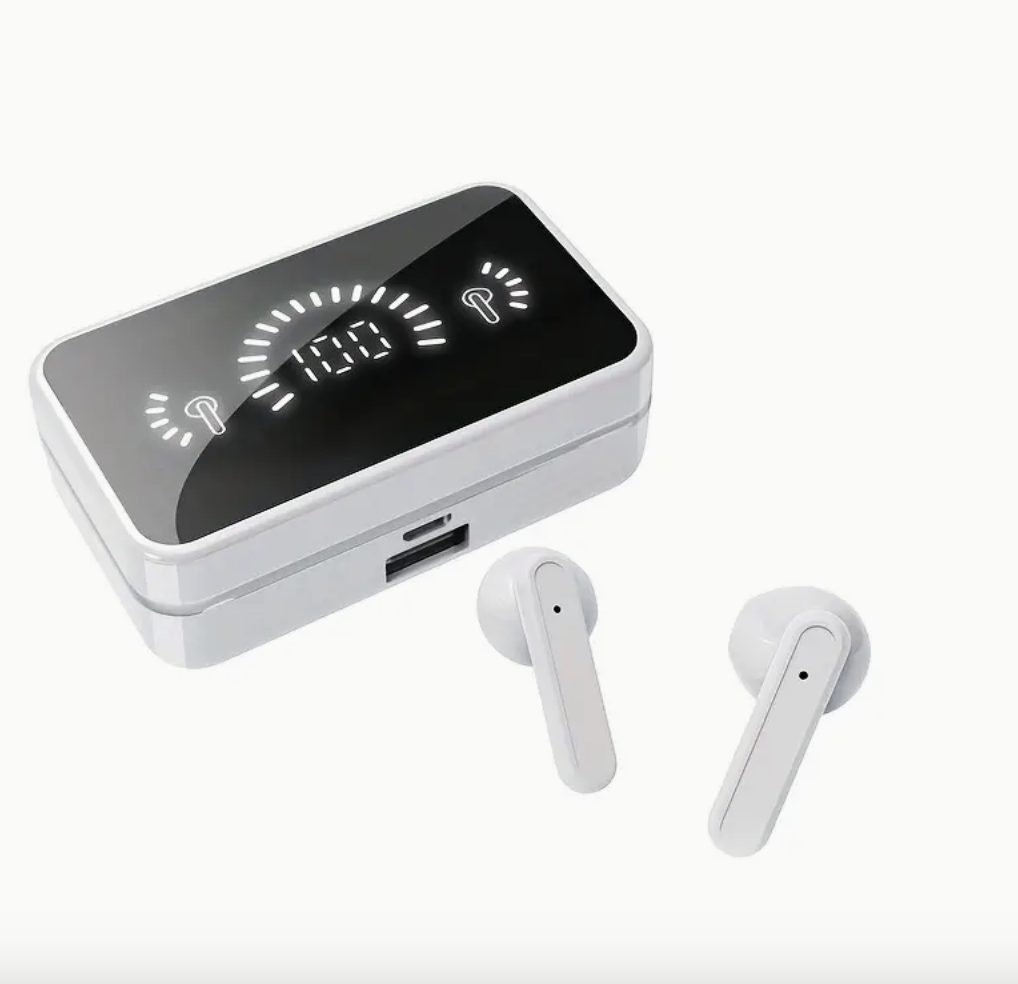Mirror Wireless Earphones, In-ear Binaural Noise Canceling Earphones, Music Earphones, HiFi HD Sound Effects, Gaming Headsets, Long Standby Large-capacity Smart Digital