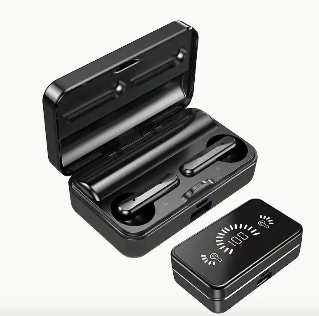 Mirror Wireless Earphones, In-ear Binaural Noise Canceling Earphones, Music Earphones, HiFi HD Sound Effects, Gaming Headsets, Long Standby Large-capacity Smart Digital