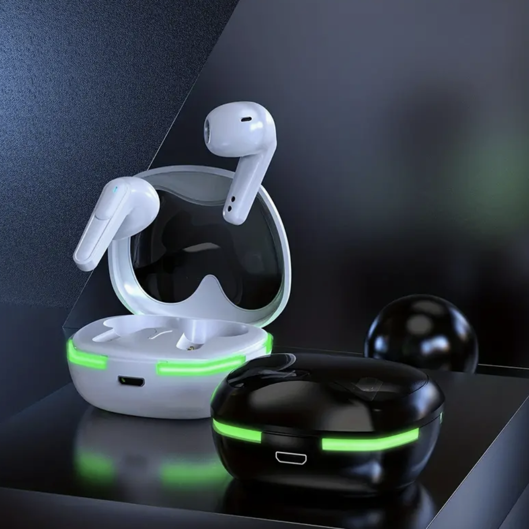 Pro60 Wireless Headset Low Power Consumption Cool Lights Stereo Surround Sound Android/ IOS Universal