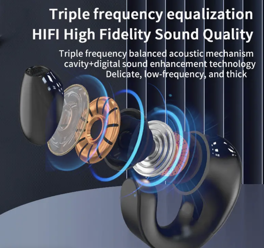 1 Pc Wireless Headphone, Waterproof TWS Earbuds With Microphone, Handsfree Headset For Running Fitness Gym Sport