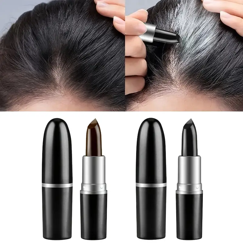 1pcs Disposable Hair Color Pen - Fast And Lasting Temporary Hair Dye For White Hair - Mascara Style Stick Chalk