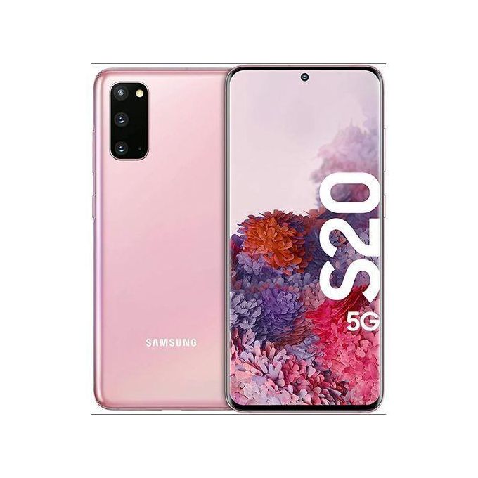 Samsung Galaxy S20 5G 6.2" 128GB ROM 12GB RAM SINGLE SIM - Cloud PINK
