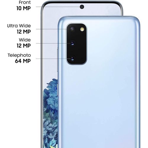 Samsung Galaxy S20 5G 6.2" 128GB ROM 12GB RAM SINGLE SIM - Cloud BLUE