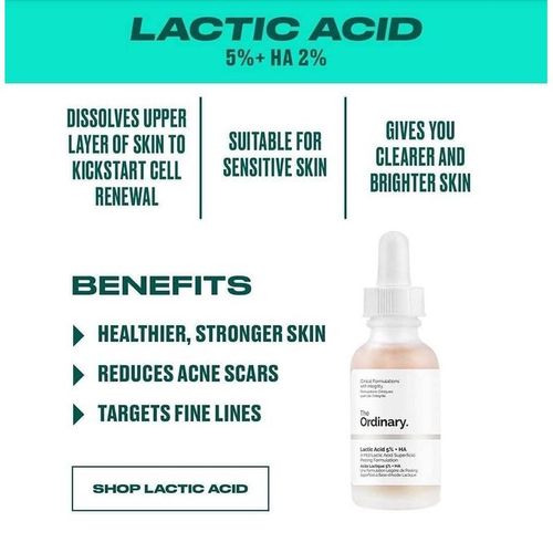 The Ordinary Ordinary Lactic Acid 10% + HA