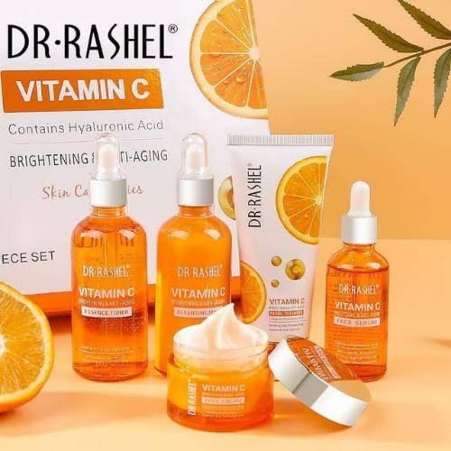Dr. Rashel Vitamin C Brightening & Anti Aging Skin- 5 Piece Set