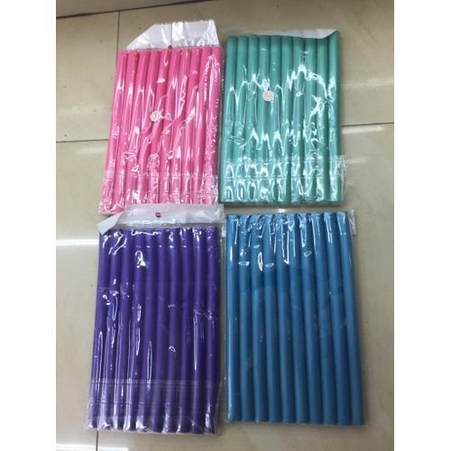 Fashion 10 Pieces Flexi Rods/curling Rods may vary