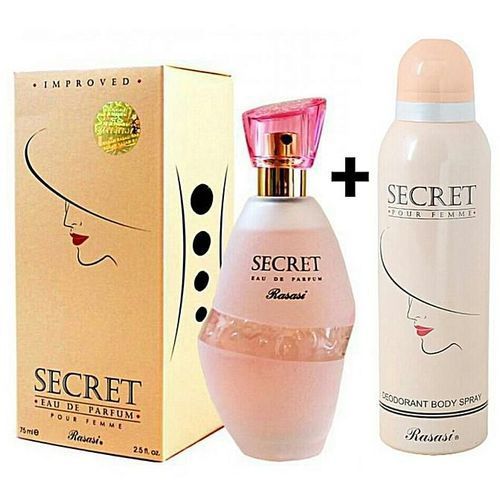 Rasasi Secret For Women EDP (SPRAY/ PERFUME/ PERFUME+SPRAY)
