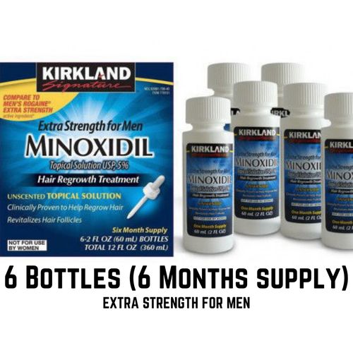 Kirkland Minoxidil 5% Extra Strength Hair Regrowth Treatment 6 Months