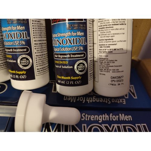 Kirkland Minoxidil 5% Extra Strength Hair Regrowth Treatment 6 Months