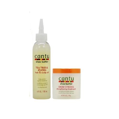 Cantu Tea Tree & Jojoba Oil +Grow Strong Treatment