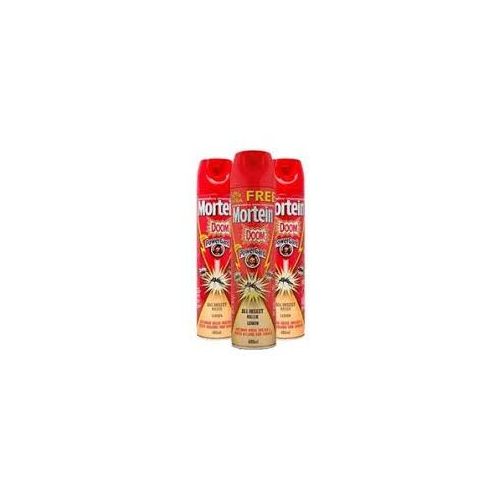 Mortein 3 Pcs Doom All Insect Killer Spray- 600ml.