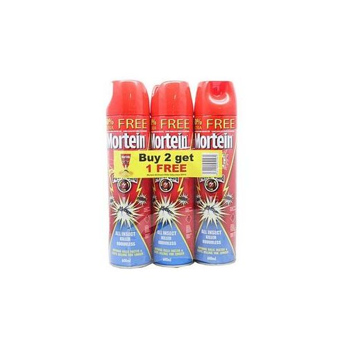 Mortein 3 Pcs Doom All Insect Killer Spray- 600ml.