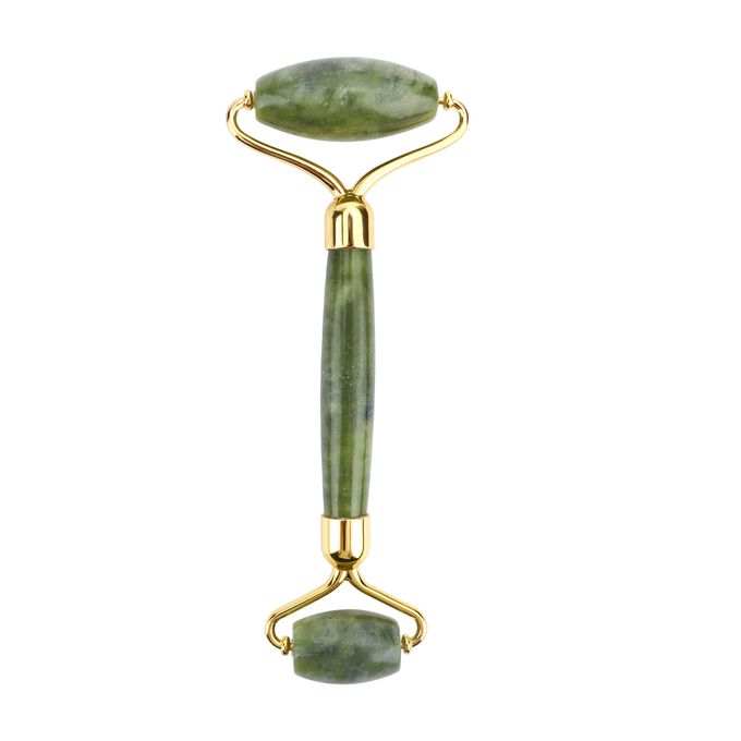 Mute Rose Quartz Facial Roller Jade Roller Face Massager For Face Eyes Cheeks Forehead Neck Re WEF