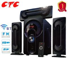 CTC CT6001 3.1 CH Multimedia Speaker System-BT/Fm/Usb 2000PMPO