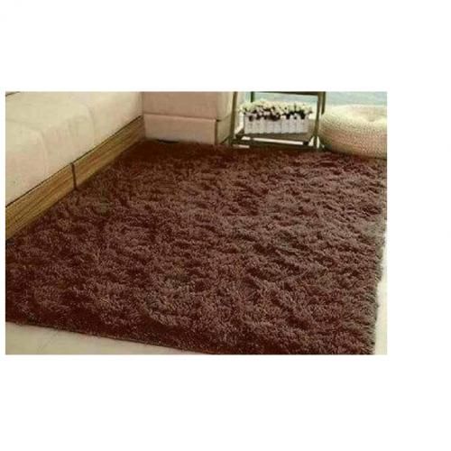 Soft Fluffy Carpet - Brown Chocolate 7*10
