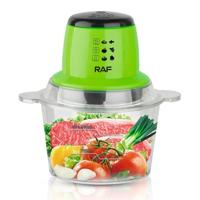 Electric Multi-functional Food Processor - Meat Vegetable Chopper 2L